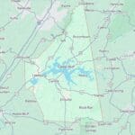 Cherokee County AL map