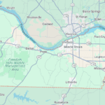 Colbert County AL map